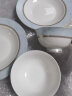 华光骨瓷面碗汤碗碟盘 餐盘鱼盘筷勺碟 欧式骨瓷餐具  圣托里尼 8.75英寸汤盘 晒单实拍图