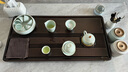 苏氏陶瓷（SUSHI CERAMICS）汝窑卵青 开片可养金线三才盖碗茶壶茶洗8茶杯大套组高档礼盒装 实拍图