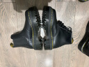 马丁（DR.MARTENS）春夏2976 YS 新中式黄线光面皮黑色男女款切尔西靴 黑色 37 偏小，推荐大一码 实拍图