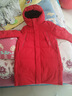 巴拉巴拉童装儿童羽绒服男童外套女童宝宝年冬装大绒被亲子装时尚长款加厚 新年红B版-灰鸭绒 130 实拍图