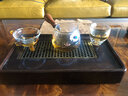 宣室堂 茶滤 耐热玻璃茶漏 功夫茶具配件茶海茶水分离器 彩色过滤茶架 龙头茶滤 黄叶茶架 实拍图