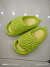 暖之缘榴莲拖鞋男夏外穿新款搞怪EVA厚底防滑室内家居踩屎感凉拖鞋男士 芒芒绿 38-39 (适合37-38码) 实拍图