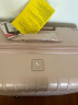 MARRLVE【5622】日系藕粉色旅行李拉杆小登机密码箱YKK拉链托运万向轮女 藕粉色M5622 28英寸 实拍图