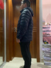 坦博尔轻薄羽绒服男秋冬时尚保暖宽松连帽短款防寒外套TF236209 夜影蓝 2XL (180/96A) 实拍图