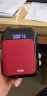 APORO T9 2.4G无线领夹式加长版小蜜蜂扩音器教师专用蓝牙耳麦老师讲课教学上课宝便携式喇叭 T92.4G领夹式内置版-红色 实拍图