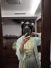 栢启歆汉服头饰流苏步摇发夹耳饰全套古风对夹超仙发饰夹子古装装饰配饰 金丝花发饰套装-耳夹耳钩款 实拍图