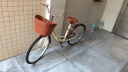 凤凰（Phoenix）自行车成人男女式通用型城市通勤单车女芭蕾 24英寸米黄色 实拍图