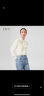 OVV【重磅真丝】OVV2022春夏新款女装22MM双乔半高领衬衫 米白21 S 晒单实拍图