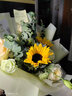 馨仪鲜花速递玫瑰向日葵康乃馨花束生日礼物全国同城配送 33朵粉色康乃馨玫瑰混搭花束 实拍图
