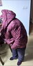 恒源祥中老年羽绒服女短款妈妈冬装加厚大码60岁70老人衣服奶奶太太外套 酒红色 XL 建议（85-105斤） 实拍图