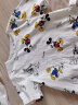 迪士尼（DISNEY）童装儿童男童短袖T恤棉质透气透湿耐磨上衣24夏DB421BE11白100 实拍图