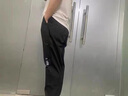 浩术工装裤男秋冬季新款宽松休闲束脚裤韩版百搭潮流ins运动哈伦裤子 【两件装】黑色+深灰 XL 实拍图