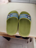 LA CHAPELLE HOMME男女儿童室内居家防滑洗澡软底可爱卡通凉拖鞋 绿色 24-25 实拍图