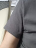 迪贝狼短袖体恤男新款夏季男士短袖T恤韩版宽松学生男圆领潮流体恤半袖衣服男装 纯色灰 L 建议 120/135斤 实拍图