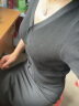 ZENGZHI NIUZAI薄款冰丝短袖针织开衫女2023夏季新款设计感显瘦短款v领半袖上衣 黑色 L 115斤-130斤 晒单实拍图