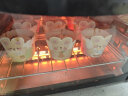 展艺空气炸锅专用马芬纸杯套装（奶油萌熊）100只装 耐高温烘焙模具  实拍图