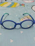 迪士尼（Disney）儿童防蓝光眼镜学生手机电脑护目镜女抗蓝光辐射平光镜5-12岁蓝色 实拍图