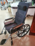 怡辉(YIHUI) 轮椅折叠老人轻便旅行手推车超轻减震手动轮椅车可全躺老人可折叠便携式医用家用老年人残疾人运动轮椅车带坐便器yh-x05 实拍图