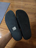 网易严选 EVA不臭脚玩趣彩虹拖鞋男女夏季浴室防滑情侣居家四季休闲 黑色 44-45 男XL 实拍图