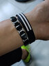 泊莉恩（Noproblem）能量平衡手环篮球运动硅胶腕带男女友情侣手链韩版潮人配饰品 黑色 实拍图