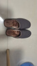 范米尼头层牛皮真皮棉拖鞋秋冬男士女情侣室内居家拖鞋老人保暖防滑家居 618【棕色】显瘦版 41-42 码【28】内长26厘米 实拍图