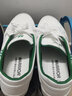 回力 Warrior 休闲鞋男经典小白鞋百搭板鞋子男士户外舒适轻便运动鞋男透气男鞋 WXY-L319N 白绿 40 实拍图