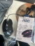 AOC GM130鼠标 有线鼠标 游戏鼠标 电竞鼠标 幻彩呼吸灯效 电脑笔记本通用 黑色 实拍图