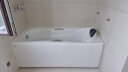 箭牌（ARROW）亚克力浴缸 小户型日式家用浴缸 洗澡深泡恒温按摩浴缸  1.6米普通浴缸 左裙边 实拍图