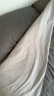 网易严选日式裸眠亲肤磨毛四件套酷灰色床单被套枕套1.5m床/2mx2.3m被芯  实拍图