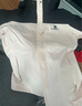 骆驼（CAMEL）三防冲锋衣户外登山服防水防风防污三合一保暖时尚运动外套 A9W114120-1X，暖白/幻影黑，女 S 实拍图
