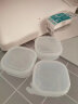 sungsa日本进口抗菌冷冻小肉盒水果盒冰箱肉类收纳盒葱姜蒜保鲜盒食品级 抗菌款120ml*3个装 实拍图