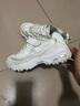 Skechers斯凯奇奶茶熊儿童熊猫鞋秋冬男女童运动鞋经典黑白老爹鞋996212L 212龙眼冰茶 36 实拍图