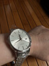 上海手表男自动机械表国产男士品牌商务钢带腕表日历防水送男友礼物 银壳白盘【40MM表盘 简约经典】 实拍图