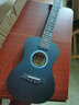 维卡斯（WEIKASI）尤克里里初学者23寸乌克丽丽单板ukulele女生桃花心木入门乐器 23英寸水墨蓝+全套配件 实拍图