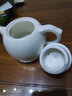 兮元记羊脂玉茶壶陶瓷泡茶单壶大红袍红茶茶具套装功夫白瓷泡茶器 羊脂玉瓷井栏壶（225ml）礼盒装 实拍图