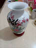 梓琦景德镇陶瓷插花工艺品家居装饰中式客厅装饰书房电视柜水培插花瓶 春色满园冬瓜瓶高22+底座 实拍图