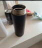 名创优品（MINISO）保温杯316不锈钢水杯男女士学生杯子大容量茶杯便携400ml 哑光黑 实拍图