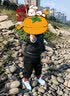 B.Duck小黄鸭童鞋男童运动鞋亮灯发光鞋冬季保暖二棉鞋5021米深蓝25 实拍图