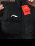 李宁（LI-NING）羽绒服男马甲秋冬季韦德系列加厚科技保暖时尚运动羽绒服背心男 标准黑 4XL 实拍图