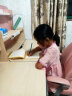 黑白调学习时光 儿童学习桌 书桌 儿童书桌 学习桌 小学生书桌写字桌 带书架高度可升降实木类桌椅套装 实拍图