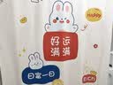 未来式浴室浴帘隔断帘卫生间淋浴隔断防水帘防霉免打孔高档遮挡门帘子 好运满满 套装:帘150宽X200高+杆90-160 实拍图