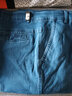 纯棉男士牛仔裤秋冬季厚款高腰直筒宽松男裤中老年深裆弹力爸爸裤 浅蓝  牛仔 34 ( 2尺7) 实拍图