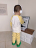 迷你木木屋儿童保暖秋衣裤秋冬男女童内衣套装中小童纯棉睡衣 汉堡堡 100  实拍图