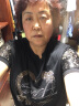 尚涛t恤女短袖夏季新款镂空蕾丝上衣黑色女装潮打底衫 黑色爱心 3XL 建议130-140斤 实拍图