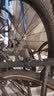 西骑者（WestBiking）自行车锁折叠密码锁防水便携防撬防液压剪山地车锁装备 黑色带锁架【密码飞碟锁】 实拍图
