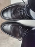 奥康（Aokang）系带舒适大底纯色商务正装透气男士皮鞋 黑44码 实拍图