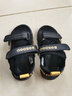 巴布豆童鞋男童凉鞋夏季新款中大童孩子防滑耐磨轻便软底男孩儿童沙滩鞋 BBD-XT0173黑金 26码 鞋内长16.5cm 实拍图