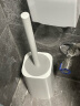 美丽雅马桶刷套装无死角洗卫生间厕所免打孔落地圆头清洁刷子具清洁神器 实拍图