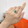 廷亮珠宝 蜜心方糖 2.5克拉天然祖母绿戒指白18k金钻石镶嵌高净玻璃体 2.5克拉现货 晒单实拍图