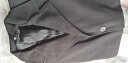 卡度顿秋冬季妮子大衣男韩版纯色修身中长款毛呢外套男上衣商务休闲风衣 黑色 4XL（180-195斤左右） 晒单实拍图